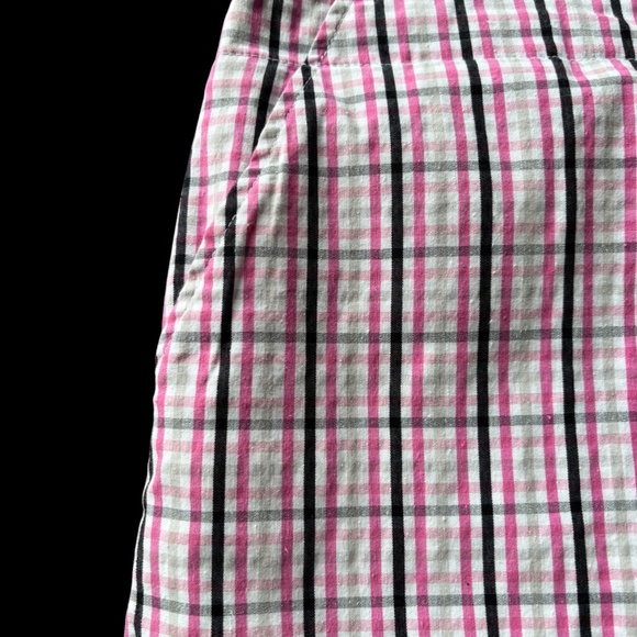 Cracked Wheat Pink, Gray & Black Plaid Skort - Picture 2 of 5